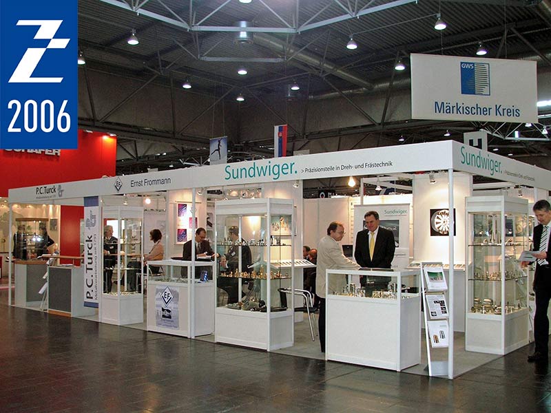 Die GWS bietet Gemeinschaftsstände auf Industrie-Fachmessen wie der Zulieferermesse "Z" an und übernimmt wesentliche organisatorische Arbeiten.