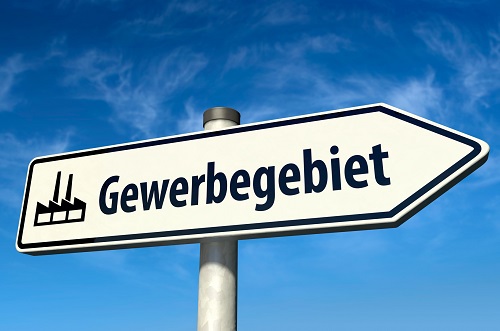 Wegweiser Gewerbegebiet